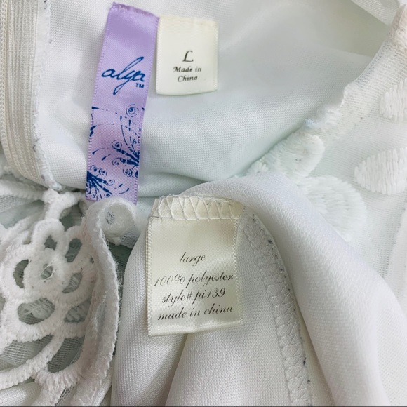 Francesca’s ALYA / Embroidered White Dress - Picture 7 of 8